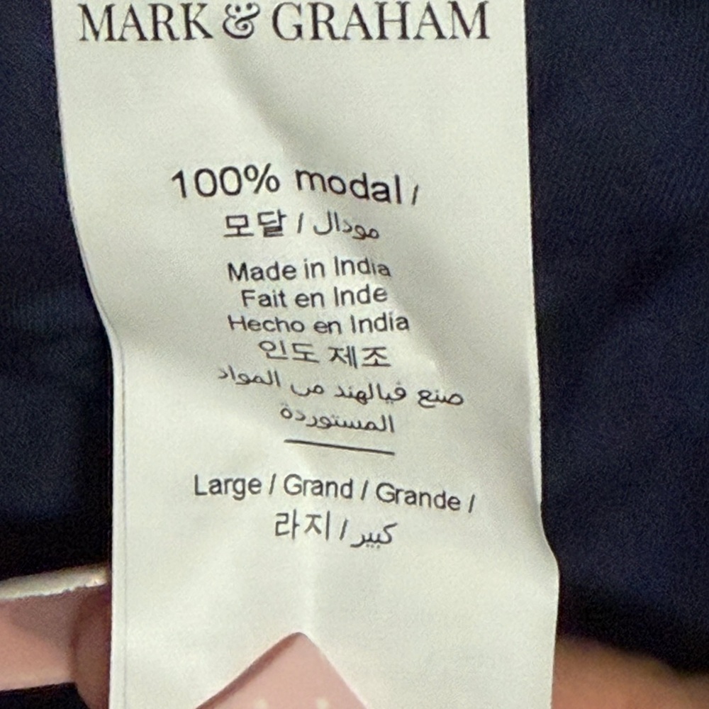 Mark & Graham Midnight Blue Women's Pajama Set - Picture 5 of 7